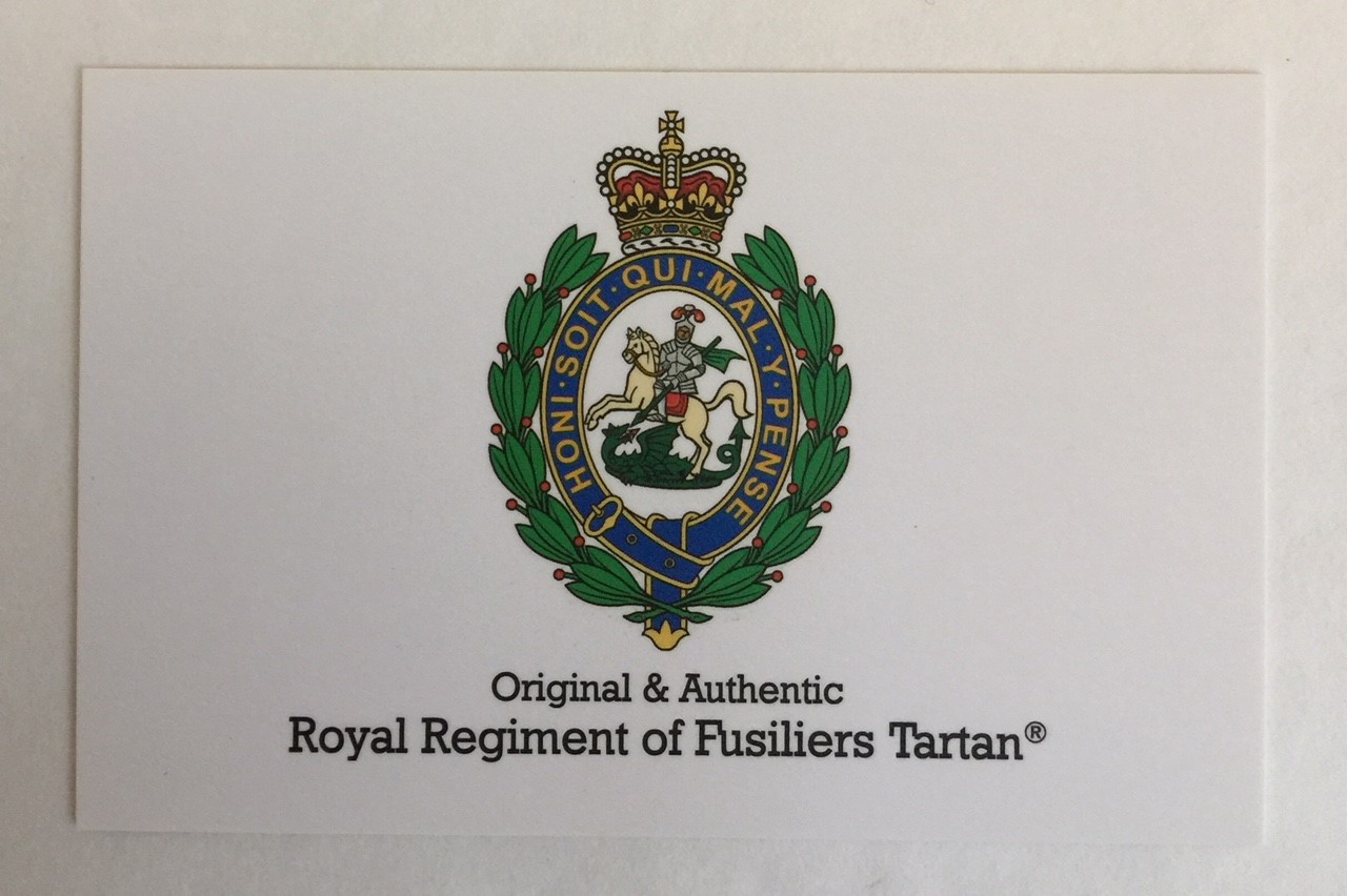 Royal Regiment of Fusiliers Tartan Scarf | The Ministry of Tartan